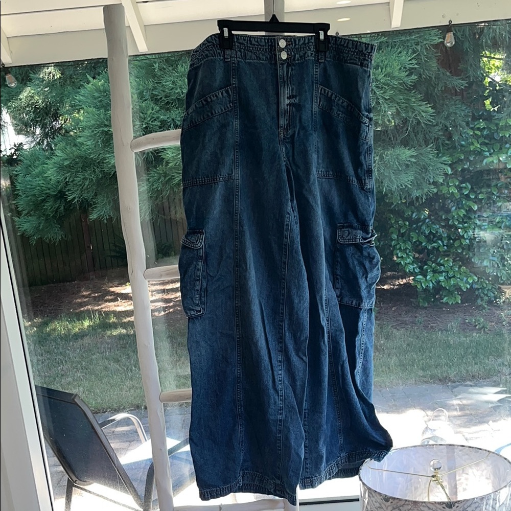 Maurices High Rise Wide Leg Jeans